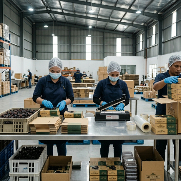 Packaging Kurma Pelbagai Jenis Berkualiti Tinggi Sedia untuk Dijual